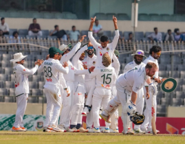 মুশফিকের শততম টেস্টে দারুণ জয় বাংলাদেশের