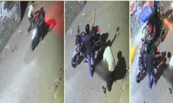 মাথায় ইট ছুঁড়ে বাইক ছিনতাই, ভাইরাল ভিডিওতে চমকে গেল দেশবাসী