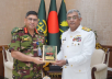 সেনাপ্রধানের সঙ্গে পাকিস্তান নৌবাহিনী প্রধানের সৌজন্য সাক্ষাৎ