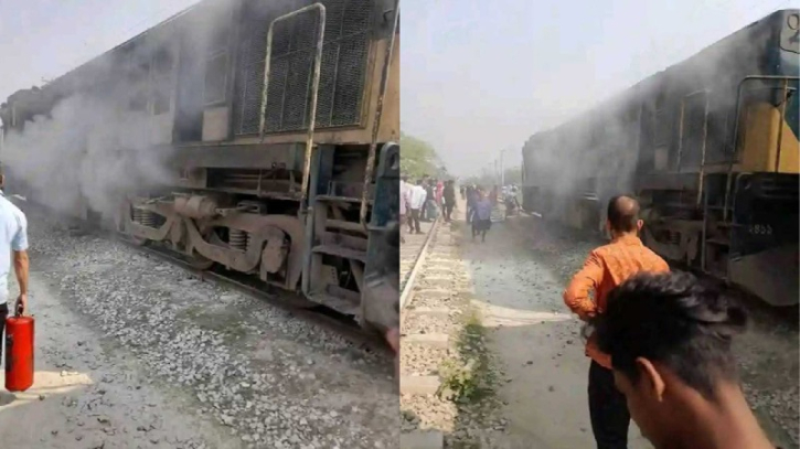 কমিউটার ট্রেনের ইঞ্জিনে আগুন, ময়মনসিংহ-নেত্রকোনা রেল যোগাযোগ বন্ধ