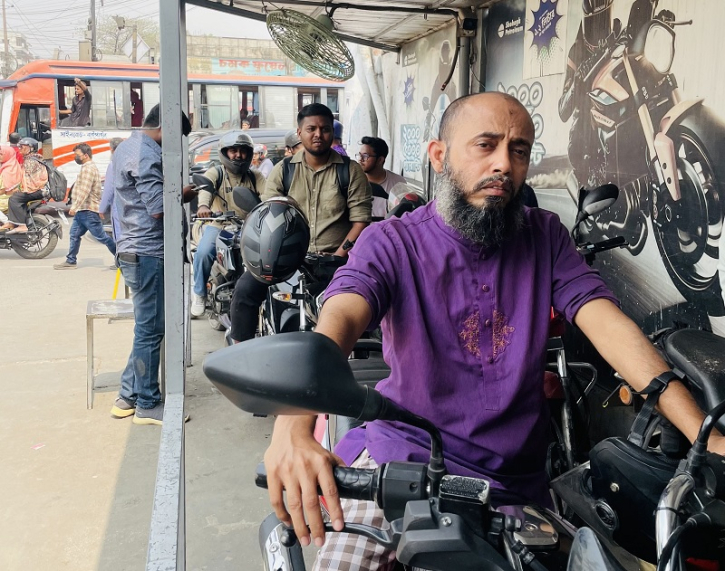 রাইড শেয়ারিং চালকদের জন্য মোটরসাইকেলে তেল নেওয়ার সীমা বাড়ল