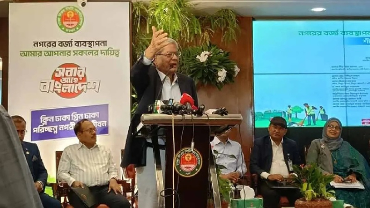 নাগরিক সচেতনতা ছাড়া পরিচ্ছন্ন নগর গড়া সম্ভব নয়: মির্জা ফখরুল
