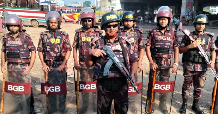 ঢাকাসহ ৪ জেলায় বিজিবি মোতায়েন