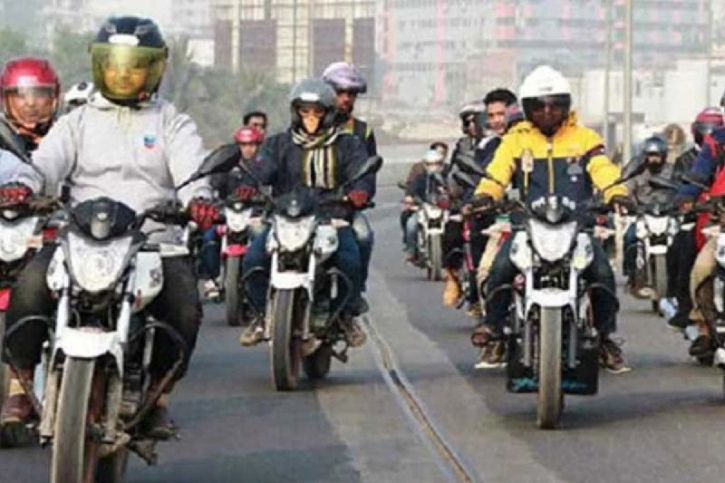 মোটরসাইকেল চলাচলে ৭২ ঘণ্টার নিষেধাজ্ঞা শুরু মঙ্গলবার মধ্যরাতে
